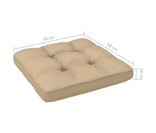 Sodo Otomanė Iš Paletės, Medaus Ruda Spalva Impregnuota Pušis