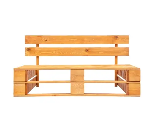 Vidējais Dārza Palešu Dīvāns, Medus Brūns, Impregnēta Priede Vidaxl