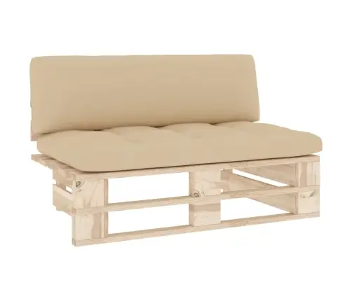 Vidējais Dārza Palešu Dīvāns, Impregnēts Priedes Koks Vidaxl