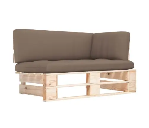Dārza Palešu Stūra Dīvāns, Impregnēts Priedes Koks Vidaxl