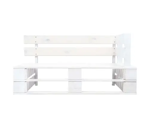 Divvietīgs Dārza Palešu Dīvāns Ar Matračiem, Impregnēta Priede Vidaxl