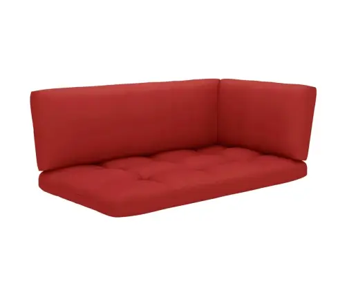 Divvietīgs Dārza Palešu Dīvāns Ar Matračiem, Impregnēta Priede Vidaxl