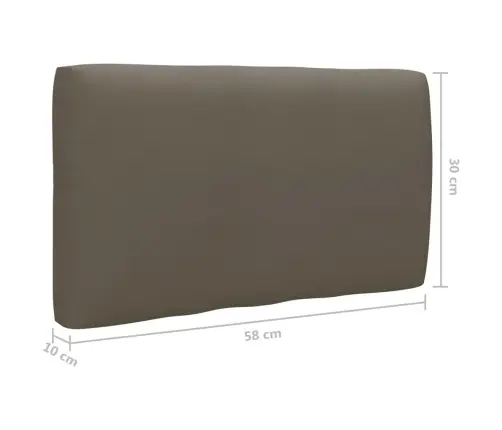 Dvivietė Sofa Iš Palečių Su Pagalvėlėmis, Impregnuota Pušis