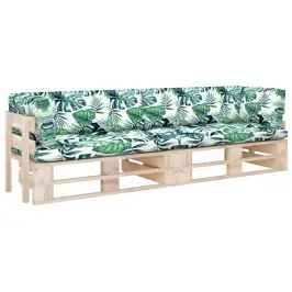 2-Osaline Kaubaalustest Diivan Patjadega, Männipuit