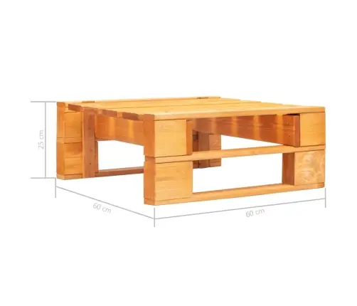 6-Daļīgs Palešu Mēbeļu Komplekts, Brūni Impregnēts Priedes Koks Vidaxl