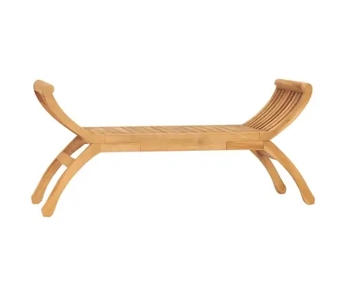 Sodo Suoliukas, 126cm Tikmedžio Medienos Masyvas