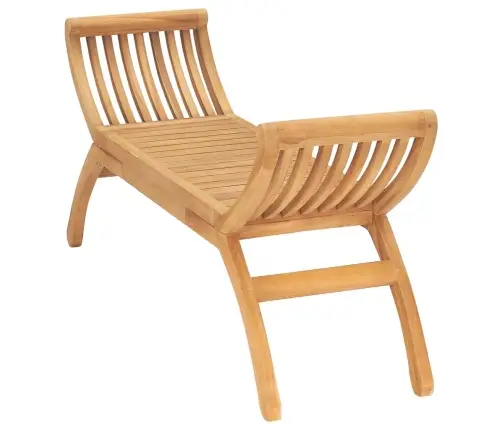 Sodo Suoliukas, 126cm Tikmedžio Medienos Masyvas