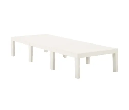 Sauļošanās Zvilnis, Balta Plastmasa Vidaxl