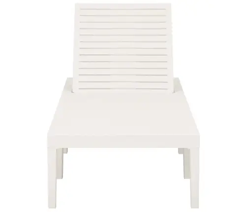 Sauļošanās Zvilnis, Balta Plastmasa Vidaxl