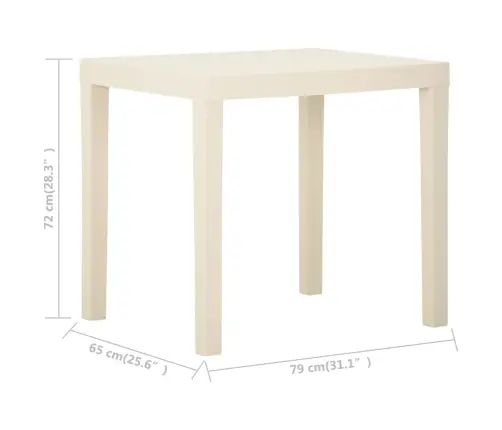 Aialaud, Valge, 79 X 65 X 72 cm Plast Aialaud, Valge, 79 X 65 X 72 cm Plast