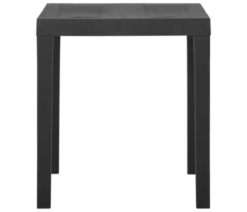 Sodo Stalas, Pilkos Spalvos, 79X65X72cm Plastikas