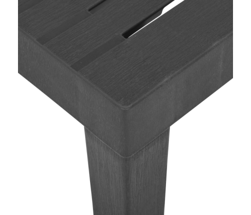 Sodo Stalas, Pilkos Spalvos, 79X65X72cm Plastikas