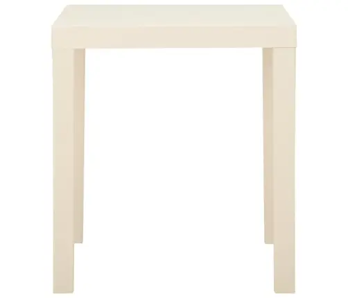 Dārza Galds, Balts, 79X65X72 Cm, Plastmasa Vidaxl