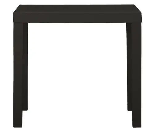 Dārza Galds, Antracītpelēks, 79X65X72 Cm, Plastmasa Vidaxl