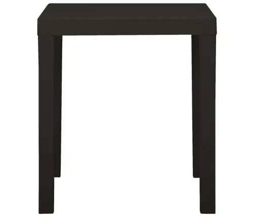 Dārza Galds, Antracītpelēks, 79X65X72 Cm, Plastmasa Vidaxl