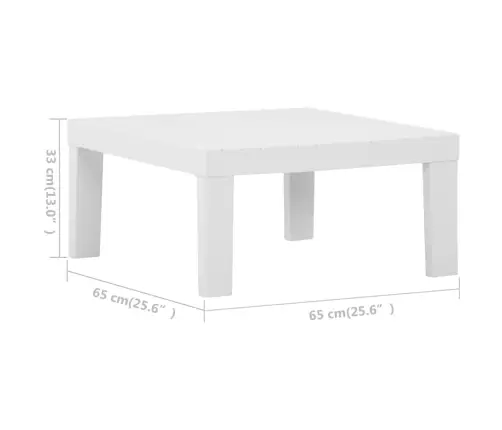 Poilsio Komplektas Su Pagalvėlėmis, 2 Dalių, Baltas, Plastikas