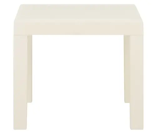 3-Daļīgs Dārza Mēbeļu Komplekts Ar Matračiem, Balta Plastmasa Vidaxl