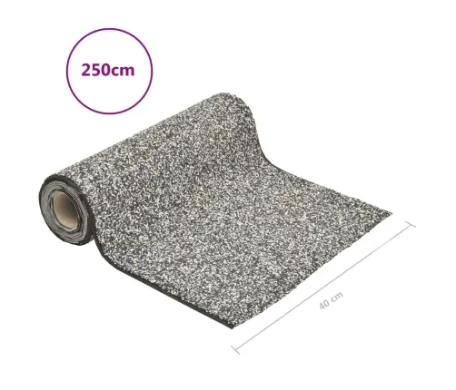 Dīķa Plēve, Pelēka, 250X40 Cm Vidaxl