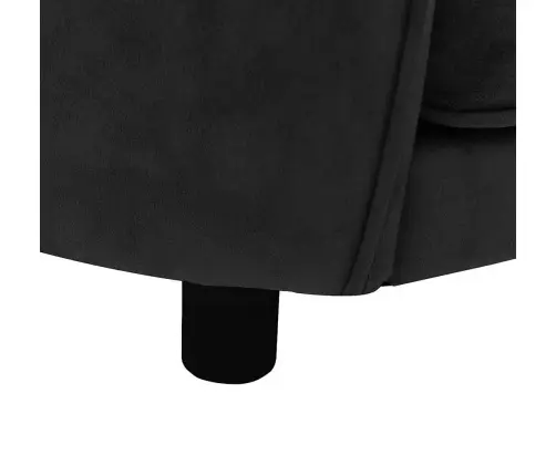 Dīvāns Suņiem, Melns, 69X49X40 Cm, Plīšs Vidaxl