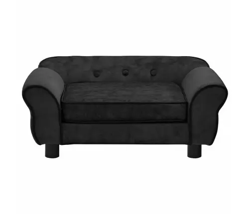 Dīvāns Suņiem, Melns, 72X45X30 Cm, Plīšs Vidaxl