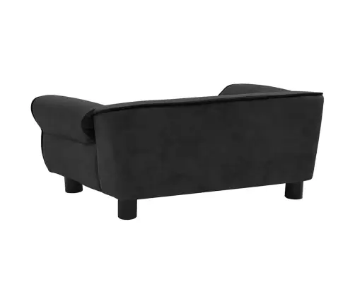 Dīvāns Suņiem, Melns, 72X45X30 Cm, Plīšs Vidaxl
