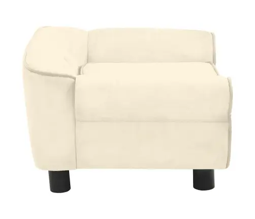 Dīvāns Suņiem, Krēmkrāsas, 72X45X30 Cm, Plīšs Vidaxl