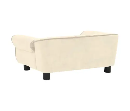 Dīvāns Suņiem, Krēmkrāsas, 72X45X30 Cm, Plīšs Vidaxl