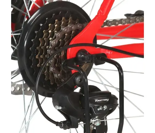 Kalnų Dviratis, Raudonas, 21 Greitis, 26 Colių Ratai