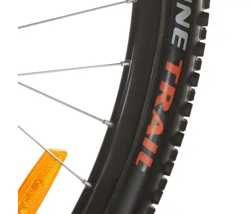 Kalnų Dviratis, Raudonas, 21 Greitis, 27,5 Colių Ratai