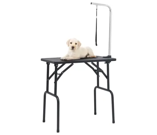 Regulējams Suņu Kopšanas Galds Ar Cilpu Vidaxl