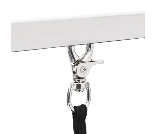 Reguliuojamas Šunų Priežiūros Stalas Su 2 Kilpomis Ir Krepšiu