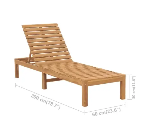 Sauļošanās Zvilnis, Masīvs Tīkkoks Vidaxl Sauļošanās Zvilnis, Masīvs Tīkkoks Vidaxl