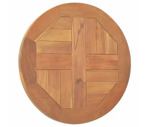 Galda Virsma, 2,5 Cm, 40 Cm, Apaļa, Masīvs Tīkkoks Vidaxl