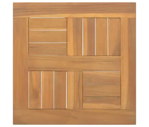 Stalviršis, 40X40X2,5cm Tikmedžio Masyvas, Kvadratinis