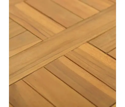 Stalviršis, 40X40X2,5cm Tikmedžio Masyvas, Kvadratinis