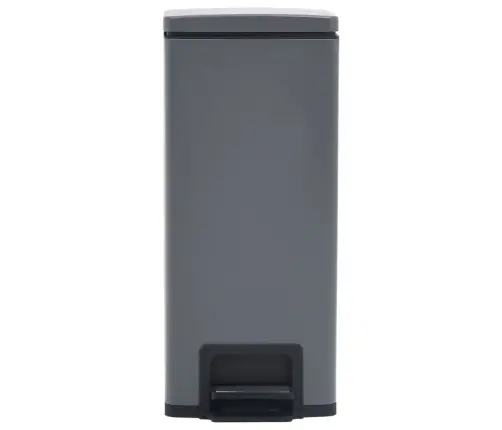 Šiukšliadėžė Su Pedalu, Pilka, Nerūdijantis Plienas, 30L