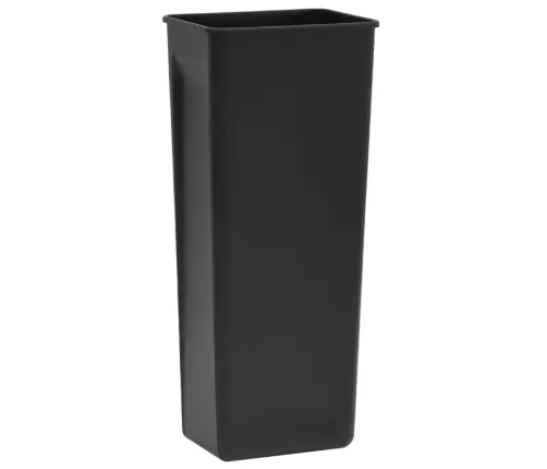 Šiukšliadėžė Su Pedalu, Juoda, Nerūdijantis Plienas, 30L