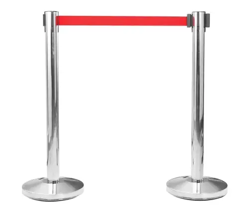 Rindu Barjeras Ar Lenti, 4 Gab., Nerūsējošs Tērauds, Sudraba Vidaxl