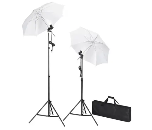 Fotostuudiokomplekt Lambid, Vihmavari, Taustapilt, Reflektor