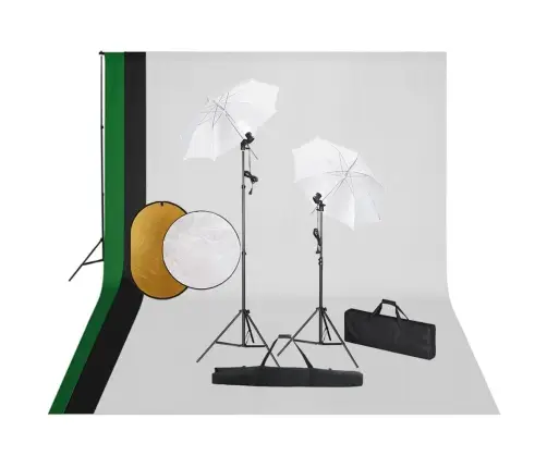 Fotostuudiokomplekt Lambid, Taustapilt Ja Reflektor