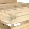 Vidējais Dārza Palešu Dīvāns, Impregnēts Priedes Koks Vidaxl