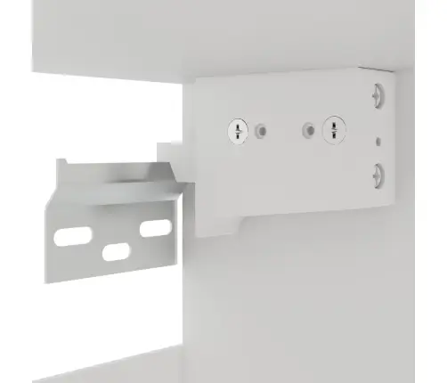 8-Osaline Köögikappide Komplekt "Lyon", Valge, Töödeldud Puit