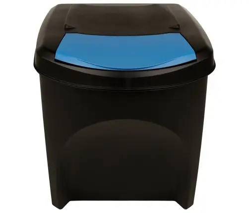 Virnastatavad Prügikastid, 4 Tk, Antratsiithall, 100 L