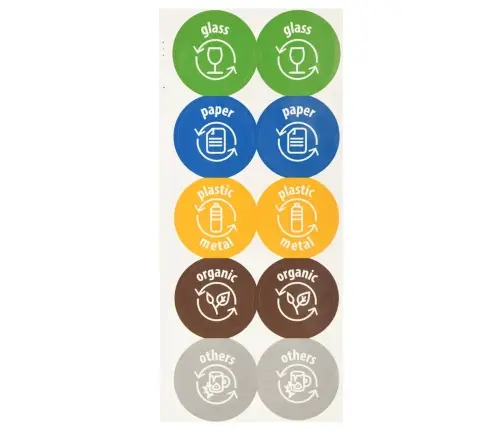 Virnastatavad Prügikastid, 4 Tk, Antratsiithall, 100 L