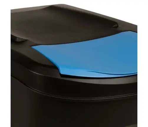 Virnastatavad Prügikastid, 4 Tk, Antratsiithall, 100 L