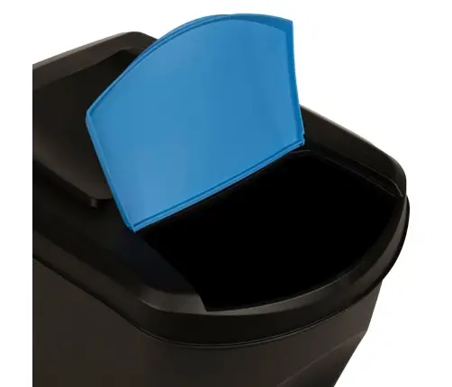 Virnastatavad Prügikastid, 4 Tk, Antratsiithall, 100 L