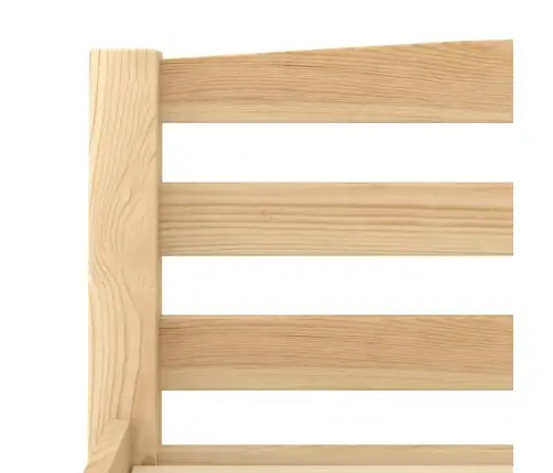 Gultas Rāmis, Priedes Masīvkoks, 90X200 Cm Vidaxl