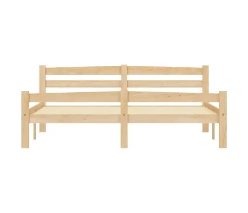 Gultas Rāmis, Priedes Masīvkoks, 160X200 Cm Vidaxl