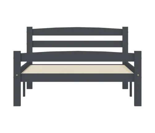 Gultas Rāmis, Tumši Pelēks, Priedes Masīvkoks, 100X200 Cm Vidaxl Gultas Rāmis, Tumši Pelēks, Priedes Masīvkoks, 100X200 Cm Vidaxl