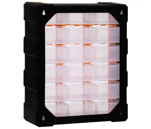 Stelažas Su 18 Vidutinio Dydžio Stalčių, 38X16X47Cm